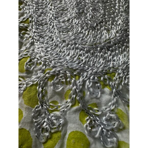 Roberta Roller Rabbit Sz S 100% Cotton Tunic‎ Top Embroidered Metallic Trim Boho - Picture 9 of 13